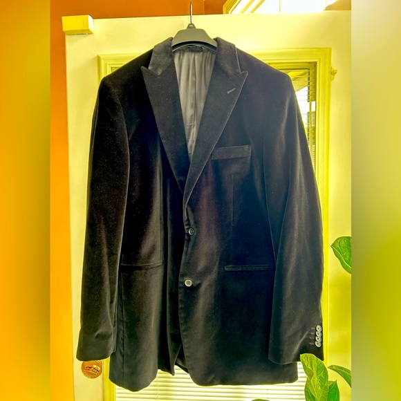 Marc Anthony Velvet Blazer - Picture 2 of 6
